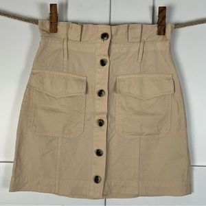 Banana Republic Paper Bag Utility Skirt